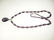 PURPLE CRYSTAL GLASS NECKLACE
