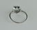 HEART CUT SKY BLUE TOPAZ RING IN STERLING SILVER - 3