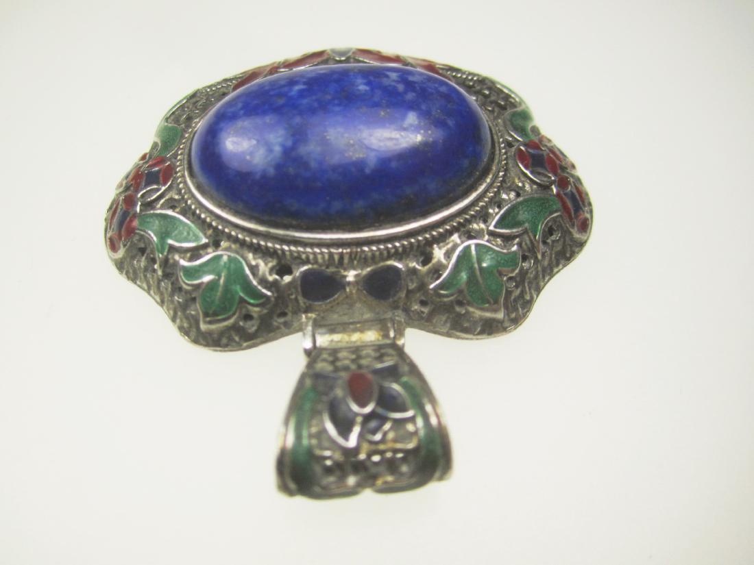 LARGE LAPIS LAZULI PENDANT. (1 of 4)