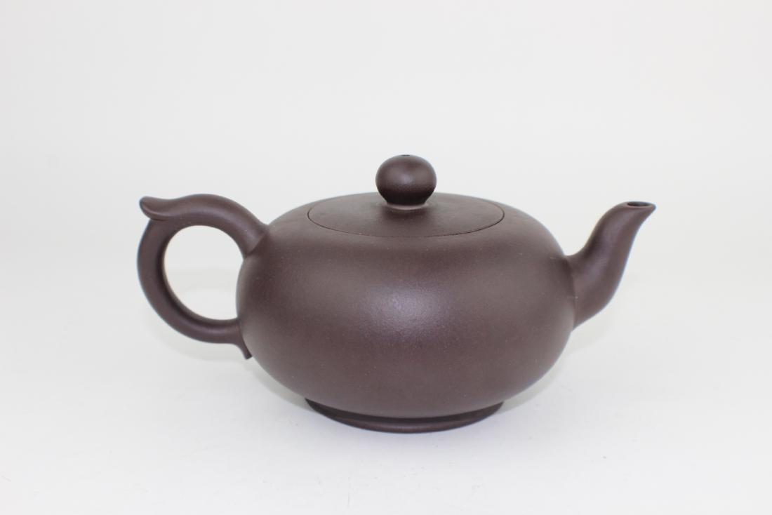 CHINESE ZISHA TEAPOT SIGNED (1 of 7)