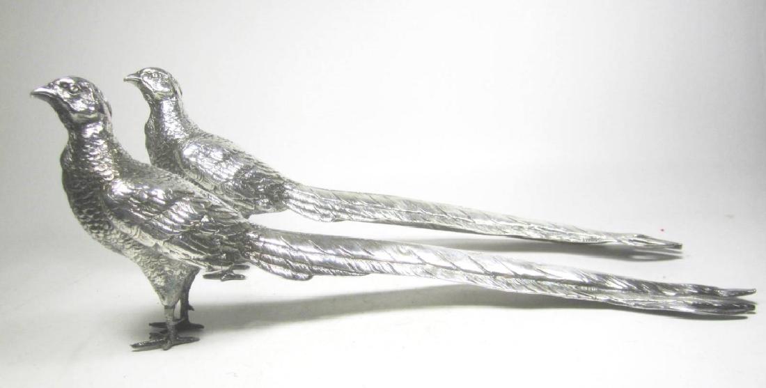 PAIR OF WEIDLICH BROS 2276 SILVER PHEASANTS (1 of 7)