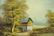 A. JULICA, MILL IN A LANDSCAPE. OIL ON BOARD - 3