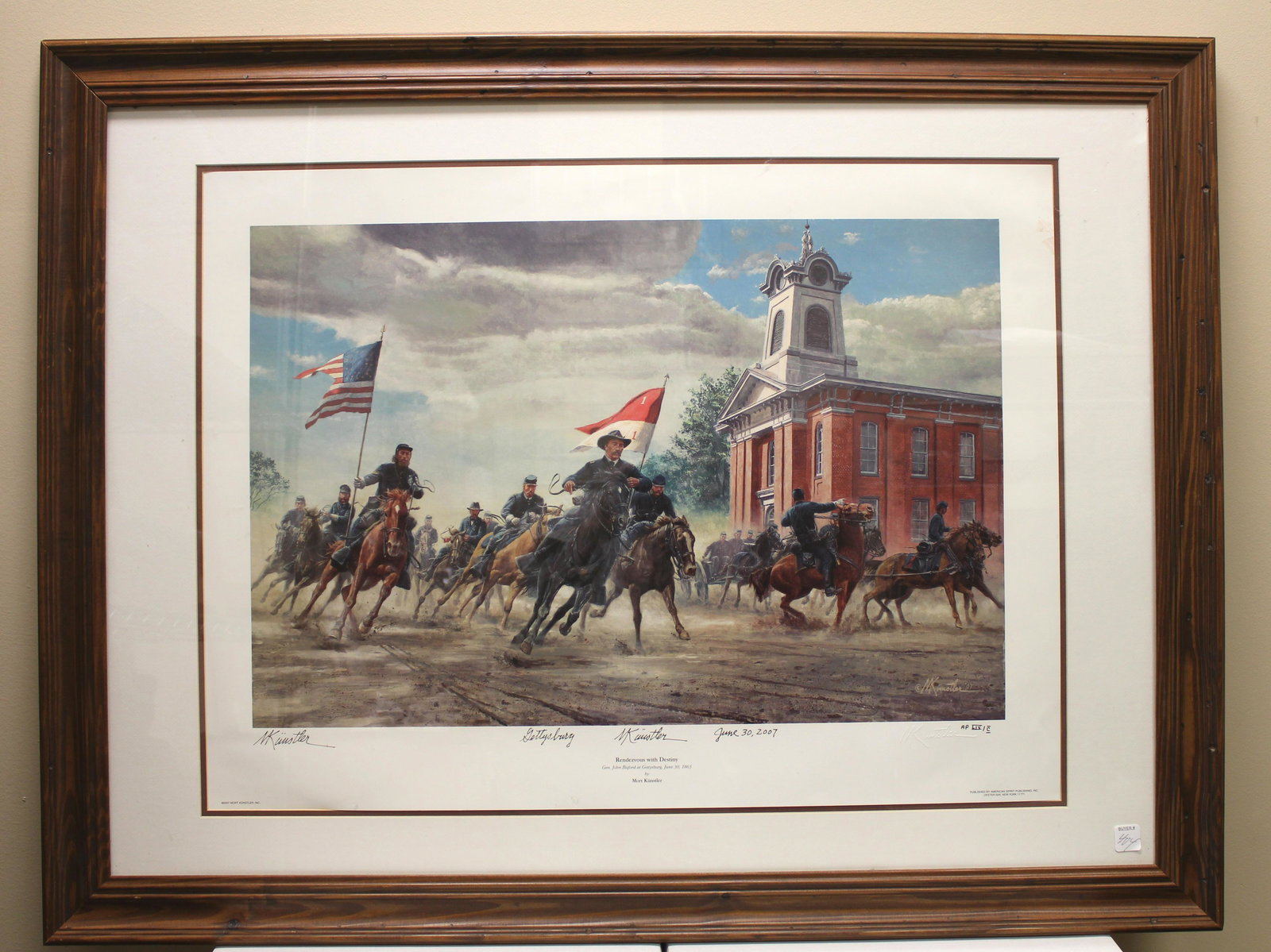 MORT KUNSTLER, "RENDEZVOUS WITH DESTINY," LITHOGRA (1 of 6)