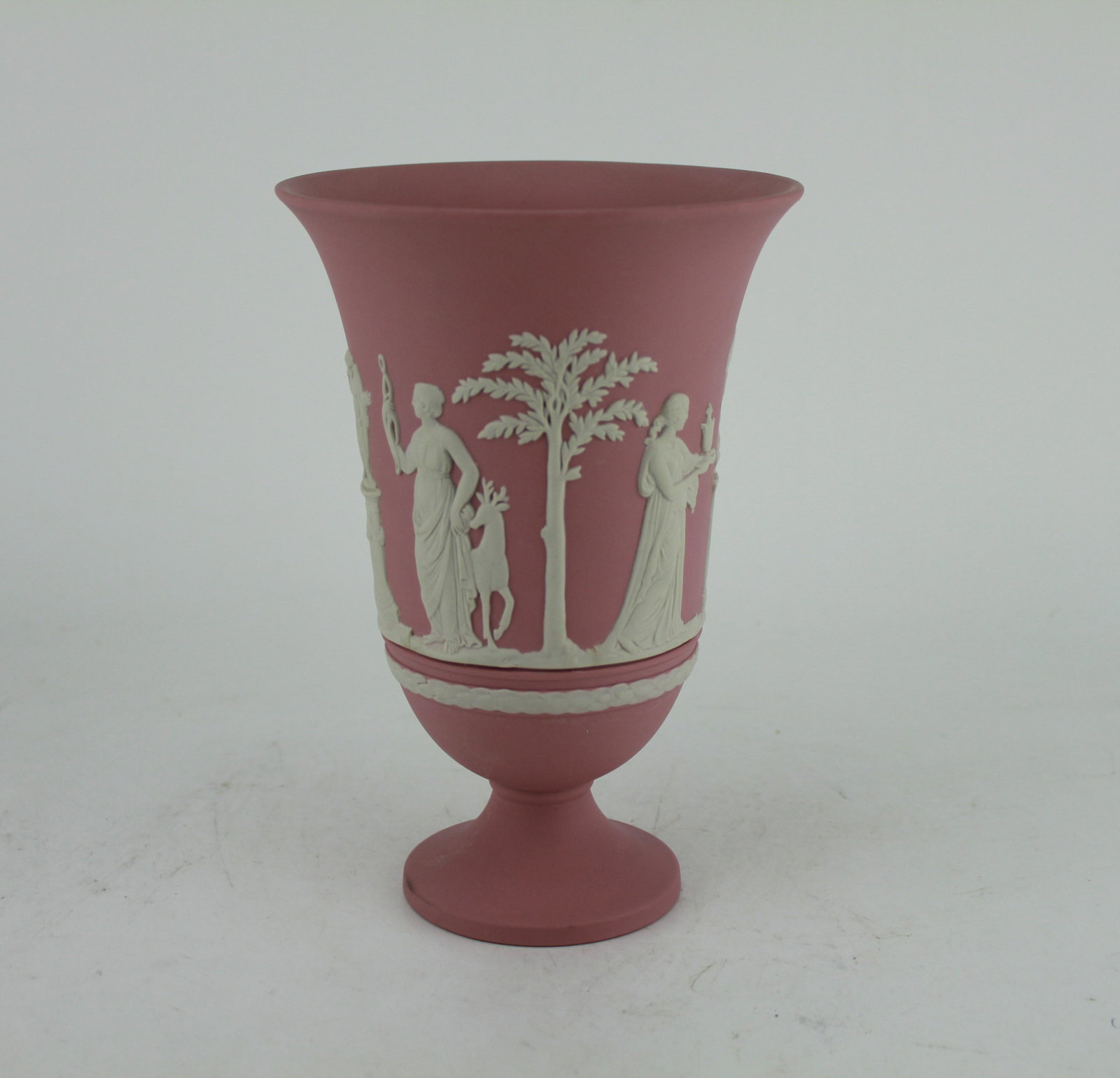 WEDGWOOD JASPERWARE PINK HIGH FOOD CUP (1 of 9)