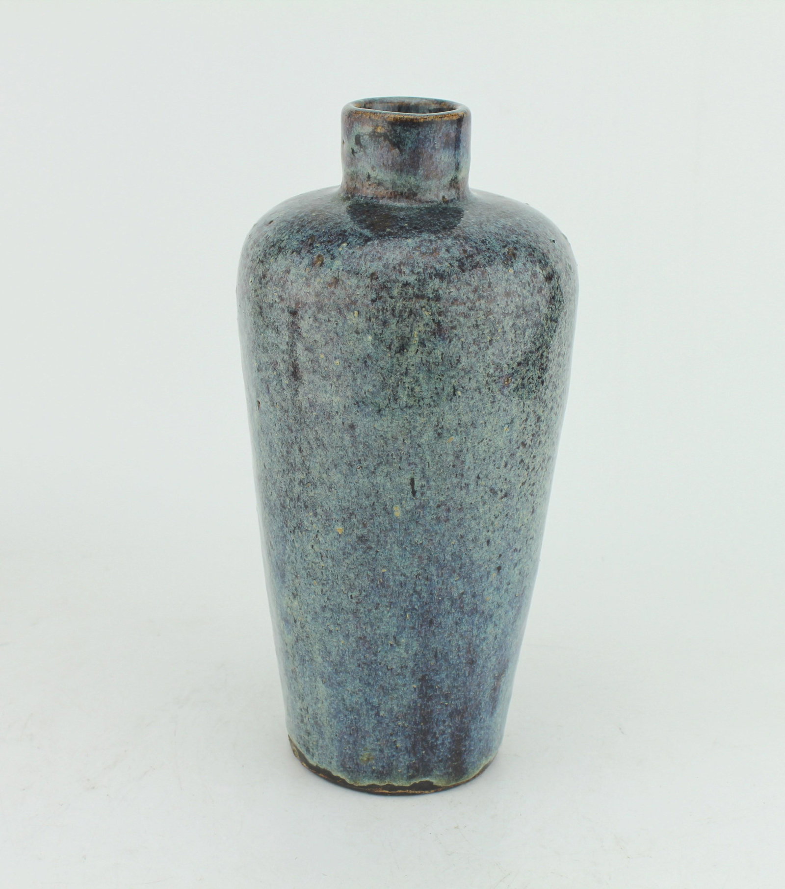 A CHINESE FLAMBE GLAZE VASE (1 of 5)