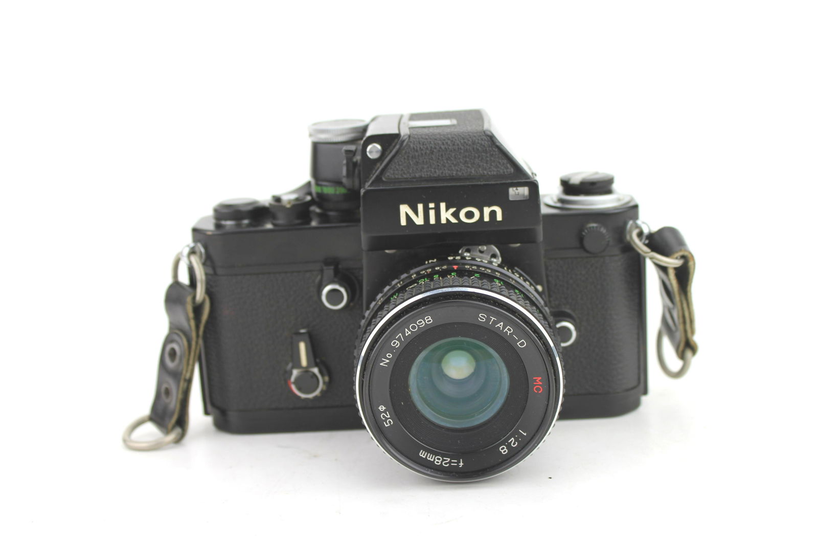NIKON F2 PHOTOMIC 35 MM SLR CAMERA: 1971. a professional-level, interchangeable lens, 35 mm film, single-lens reflex (SLR) camera. ALL CAMERAS HAVE NOT BEEN TESTED AND ARE BEING SOLD AS-IS.