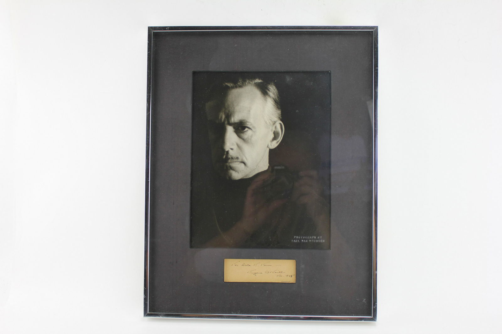 PORTRAIT OF EUGENE O'NEILL, SIGNED PHOTO (1 of 7)