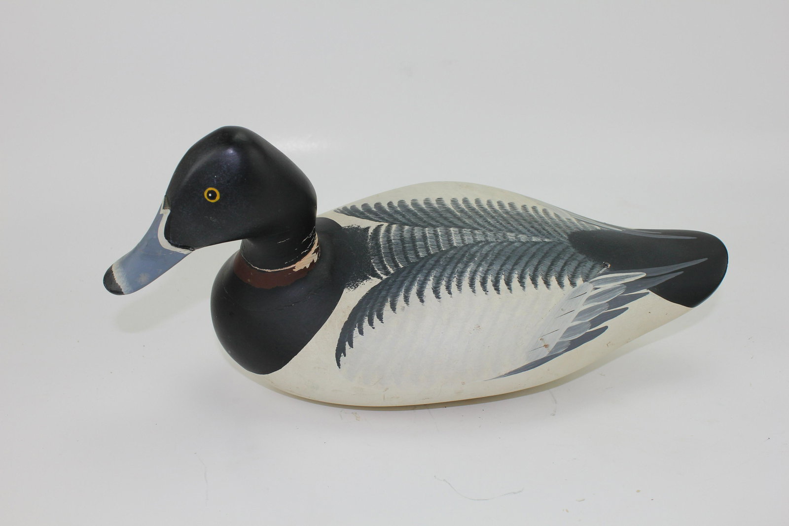 JOEY JOBES CARVED & PAINTED WOOD DUCK DECOY (1 of 6)
