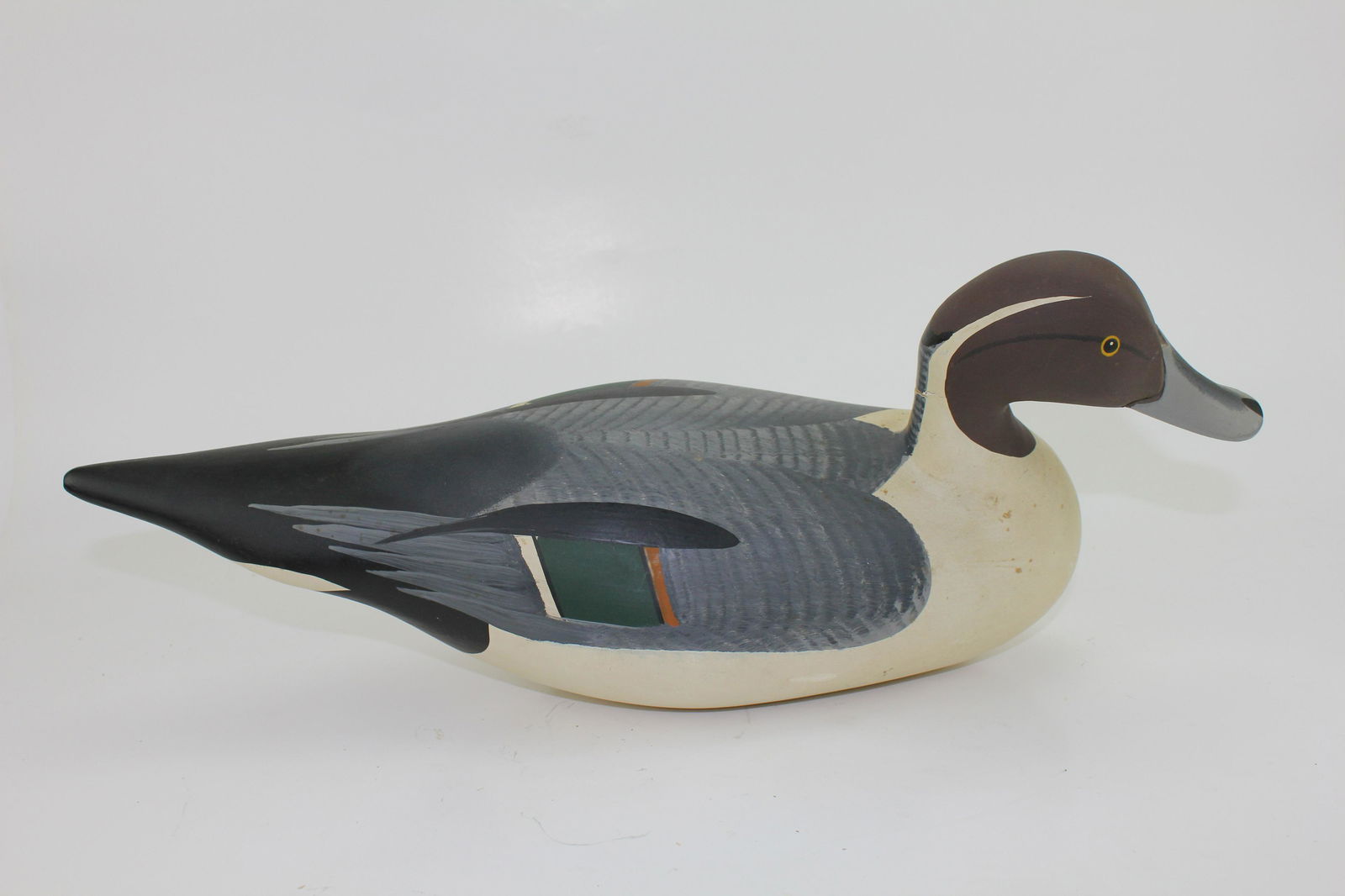 JOEY JOBES CARVED & PAINTED WOOD DUCK DECOY (1 of 7)