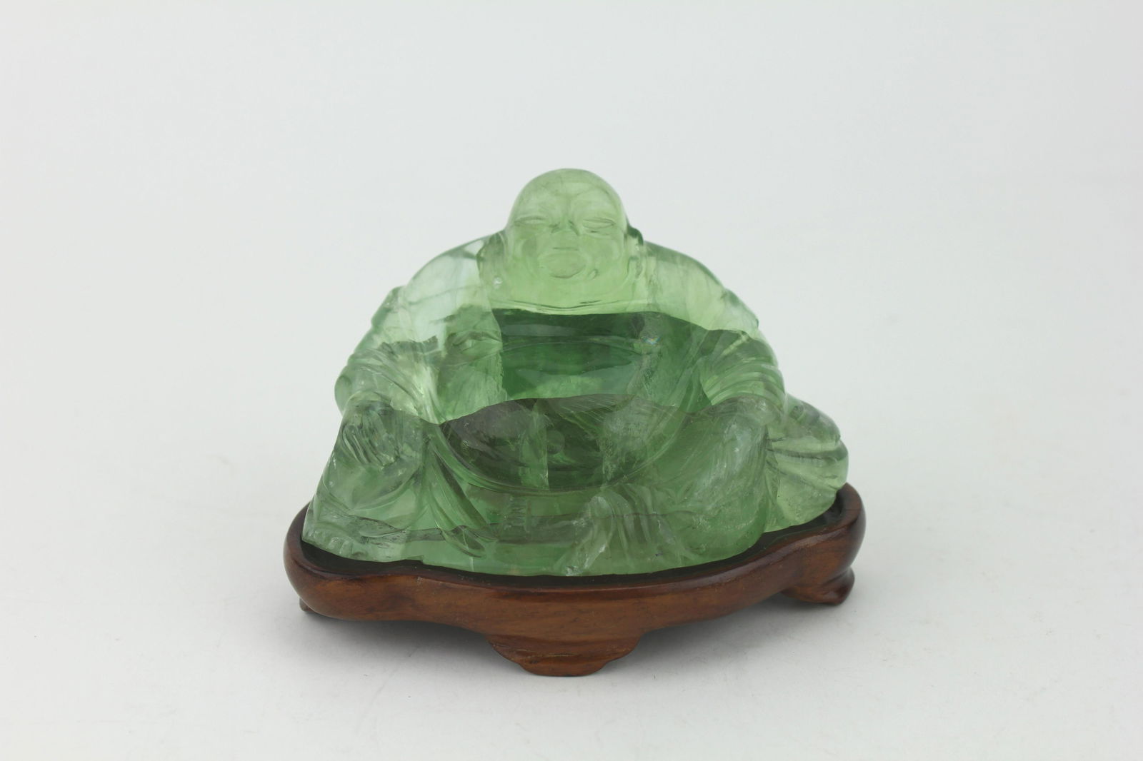 GREEN FLUORITE QUARTZ BUDDHA (1 of 3)