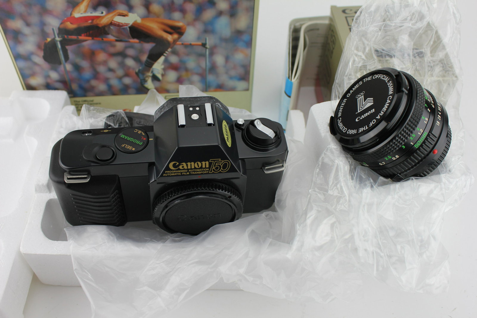 CANON T50 35 MM SLR CAMERA NEW IN BOX (1 of 3)