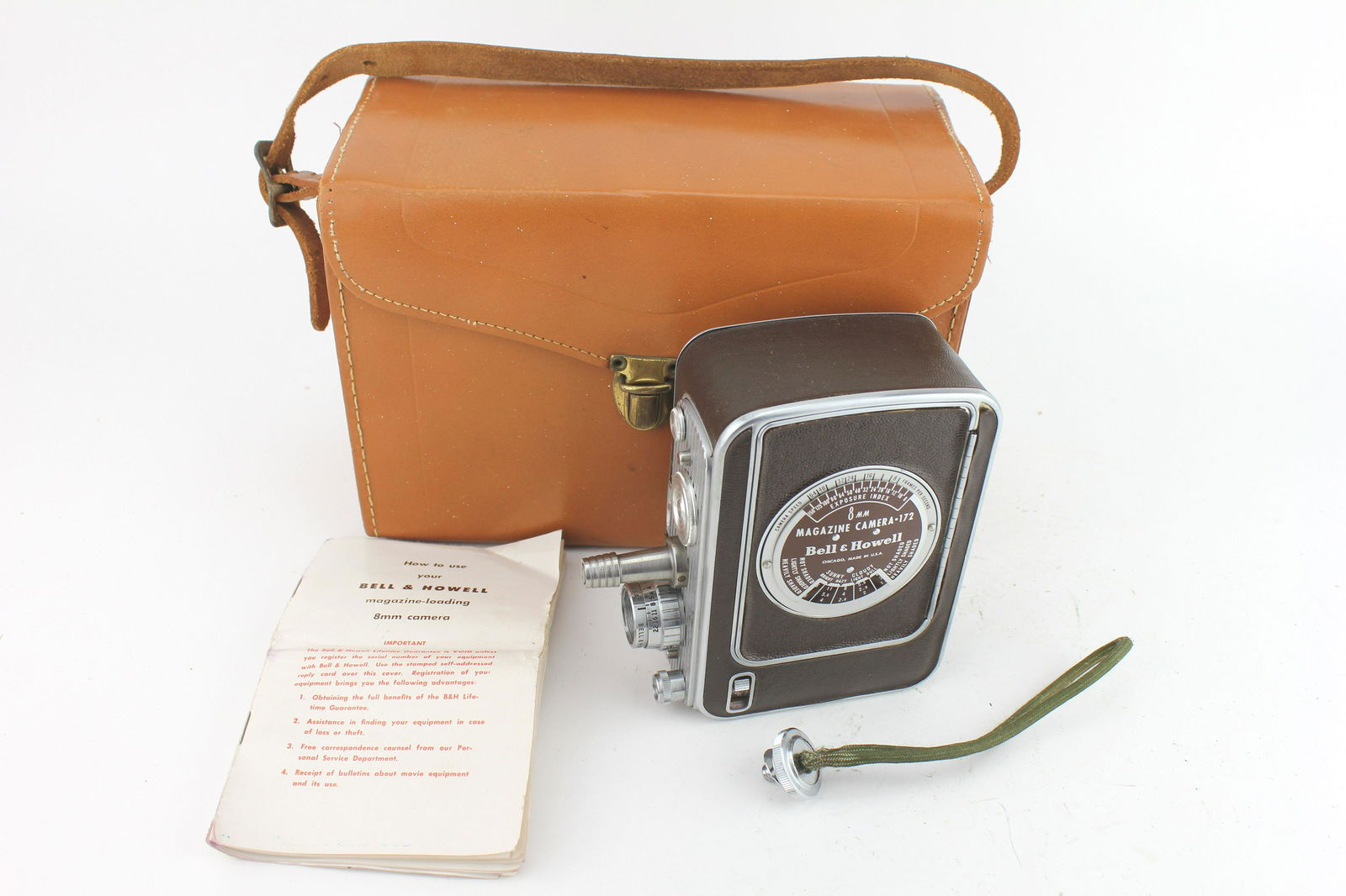 BELL & HOWELL MAGAZINE CAMERA 172 8MM CINE CAMERA (1 of 9)