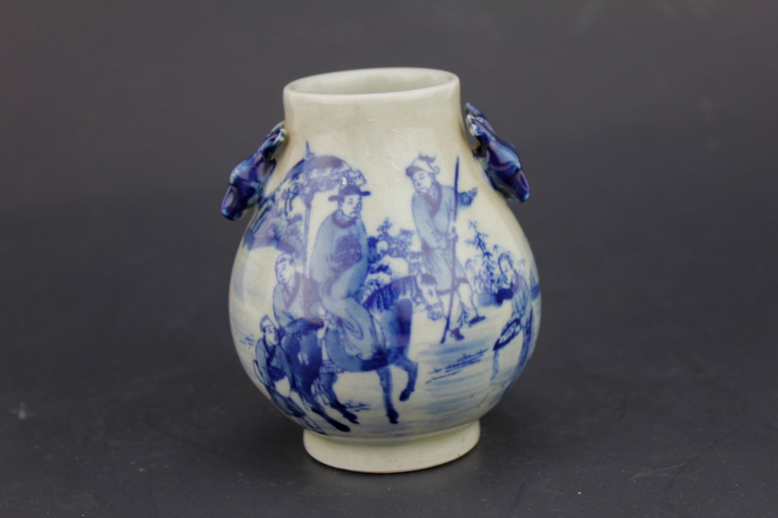 CHINESE BLUE AND WHITE DOUBLE-EAR ZUN (1 of 6)