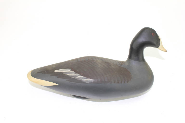 Joey Jobes Carved & Painted Wood Duck Decoy