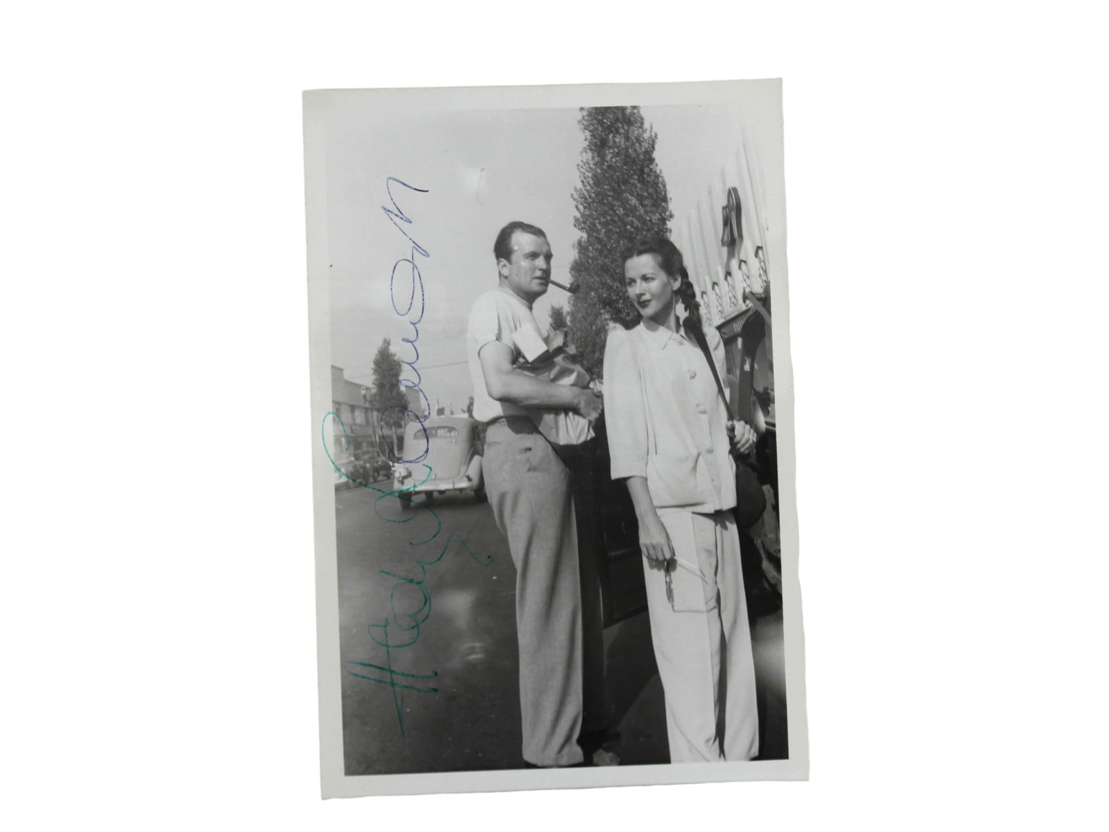 HEDY LAMARR AUTOGRAPHED PHOTO (1 of 5)