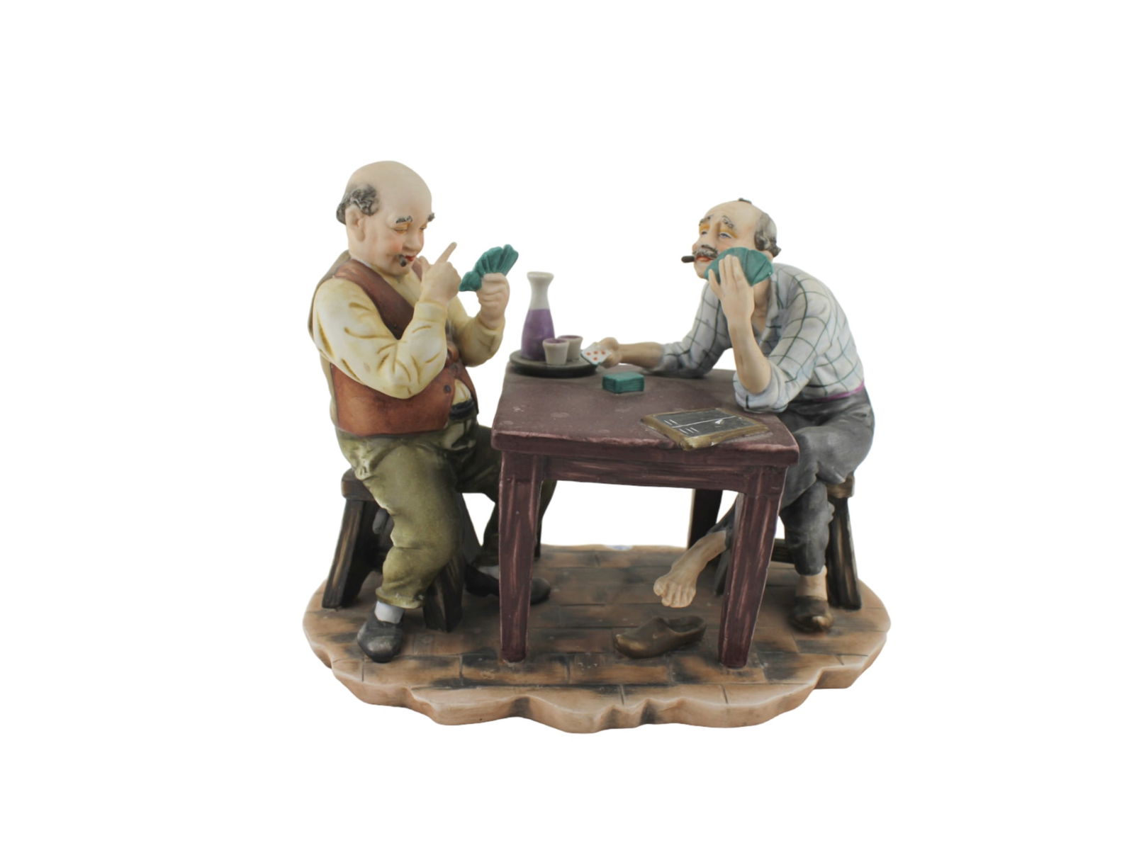 CAPODIMONTE PORCELAIN FIGURE, THE GLOR PLAYER (1 of 10)