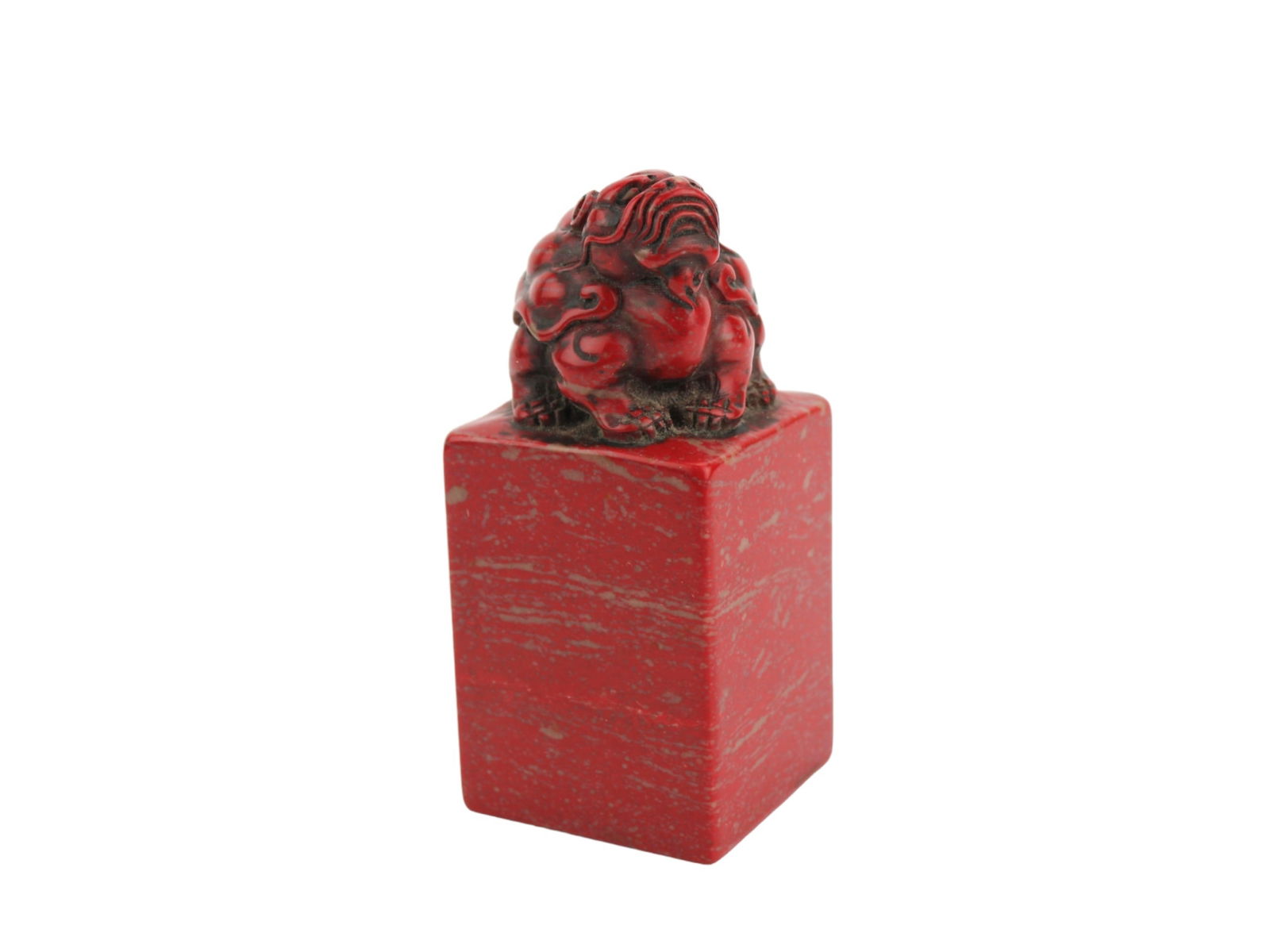 CHINESE RED SOAPSTONE SEAL (1 of 7)