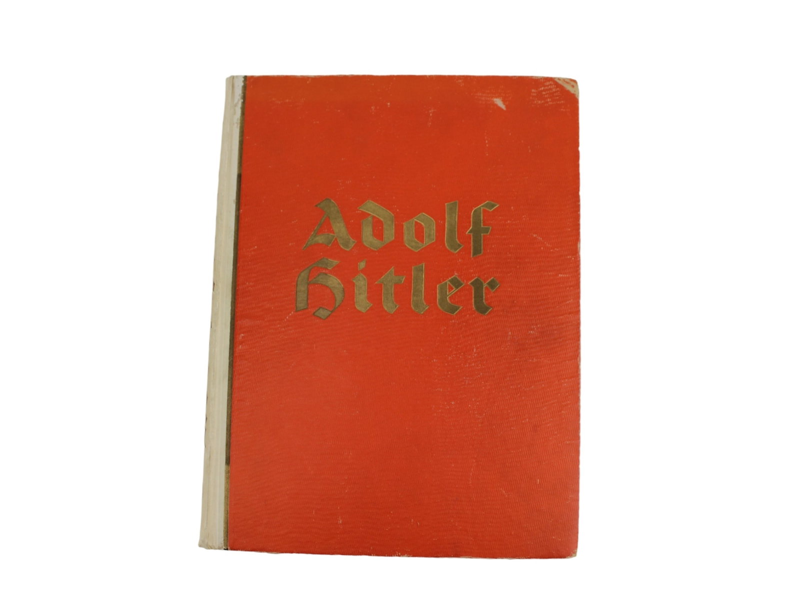 A BOOK OF 1936 PHOTOS OF ADOLF HITLER: "Adolf Hitler: The life of the futures. Bidder Aus DEM Leben des Futures" test with 203 mounted cigarette card images.
