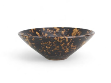 A Chinese Jizhou Ware Tortoise Shell Conical Bowl