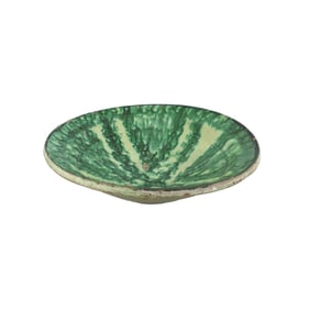 ANTIQUE CHINESE GREEN GLAZE BOWL