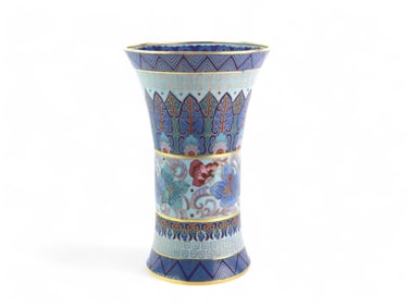 Chinese Gu-Style Cloisonne Vase