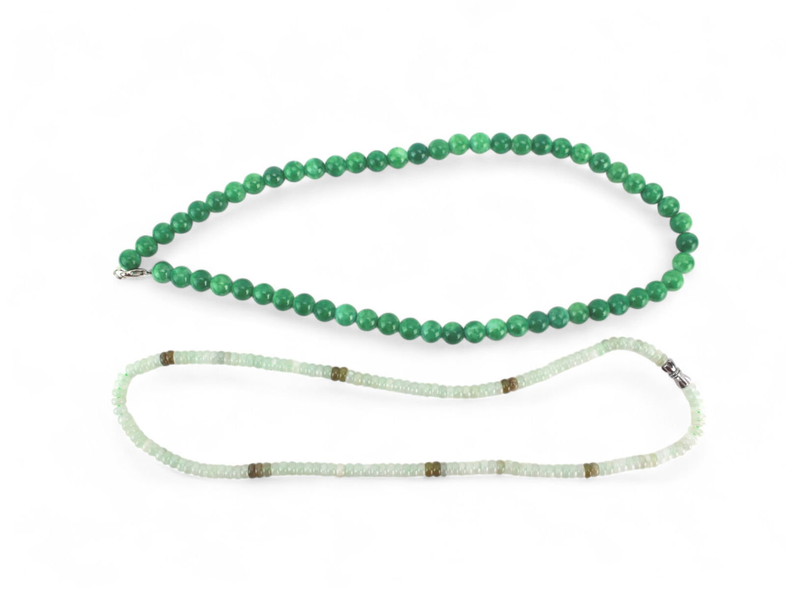 Two Jade Bead Necklaces (1 of 3)