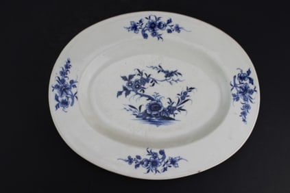 English Worcester Oval Platter