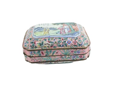 CHINESE ENAMEL BOX