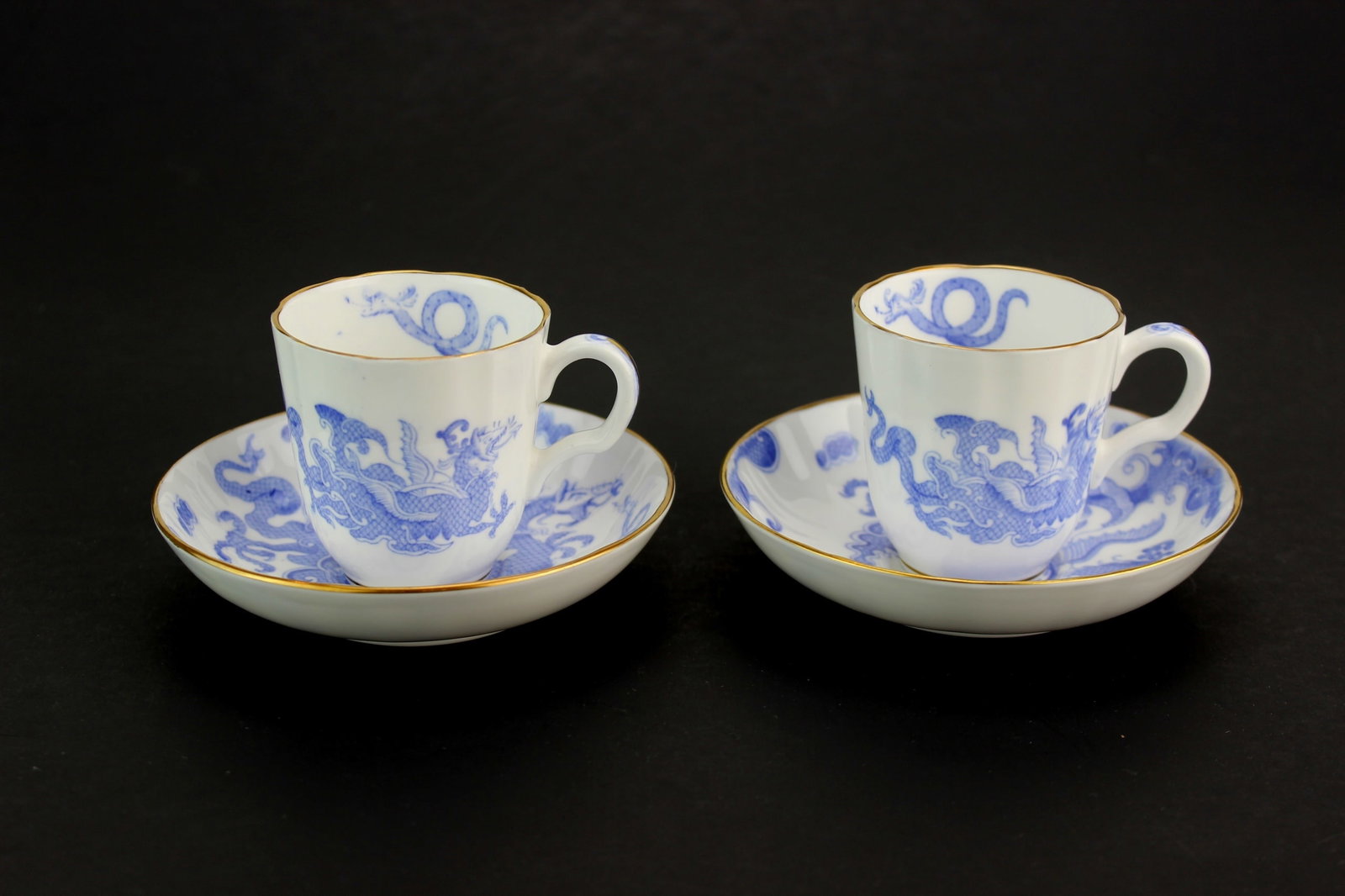 Two Sets of Royal Worcester Teacup & Saucer (1 of 13)