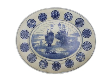 Chinese Blue White Plate