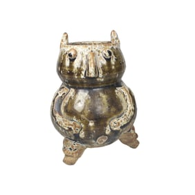 CHINESE POTTERRY TRIPOD CENSER