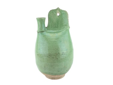 CHINESE GREEN GLAZE EARTHWARE WATER JAR