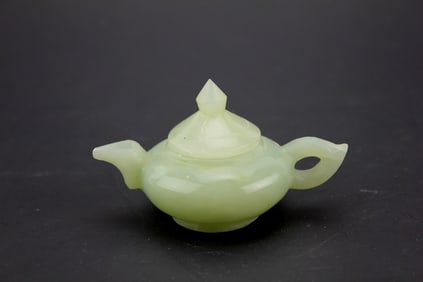 CHINESE JADE TEAPOT