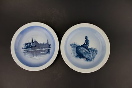 TWO ROYAL COPENHAGEN PLATES
