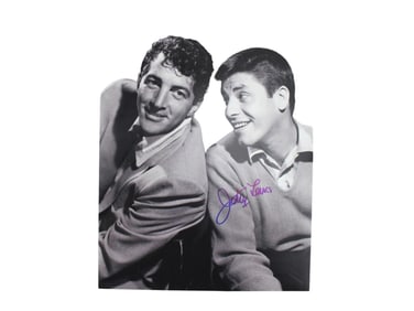 AUTOGRAPHED PHOTO OF JERRY LEWIS