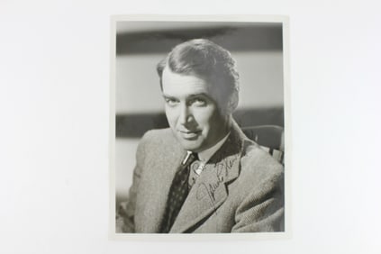 JAMES STEWARD SIGNED PHOTOGRAPH