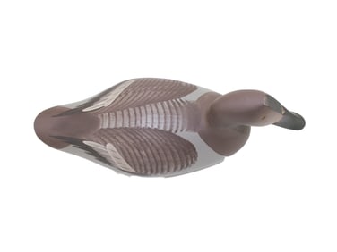 JOEY JOBES CARVED & PAINTED WOOD DUCK DECOY