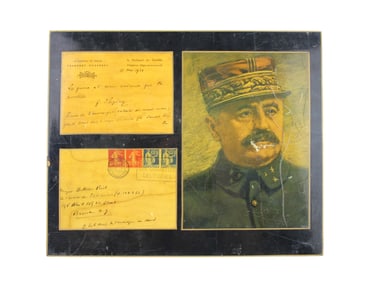 LAMINATED AUTOGRAPH RELATED TO WILLIAM RICH