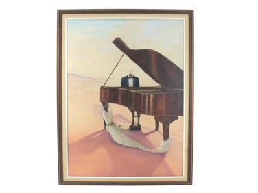 JANET RAYNER. "THE LOVERS," OIL ON CANVAS