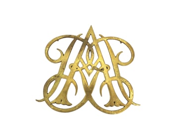 Queen Ann Cypher Brass Trivet
