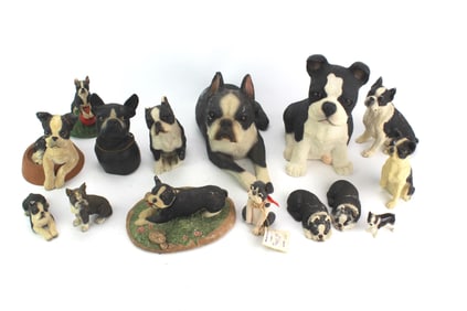 Collection of 15 Various Dog Figurines