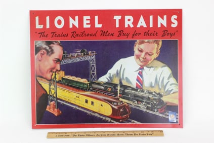 Lionel Trains Metal Tin Sign