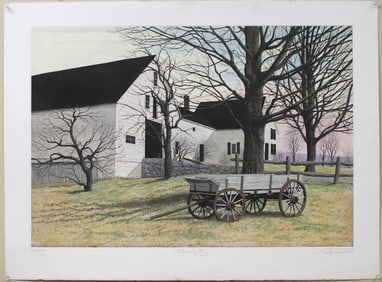 Carol Collette, Morning Sky, Signed Etching