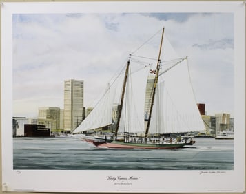 James Drake Iams, Lady Comes Home, Lithograph