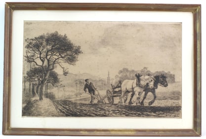 Etching “Labour of Hamilton?? 1912
