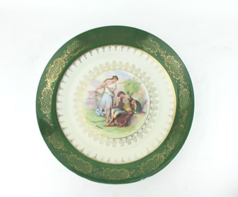 Antique CT Carl Tielsch Porcelain Charger