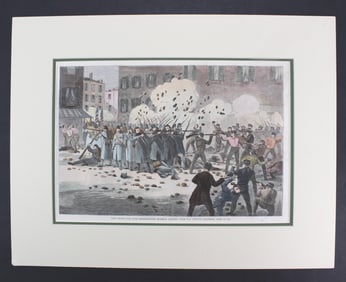 One Clipped Sheet From A 1861 Harper's Weekly