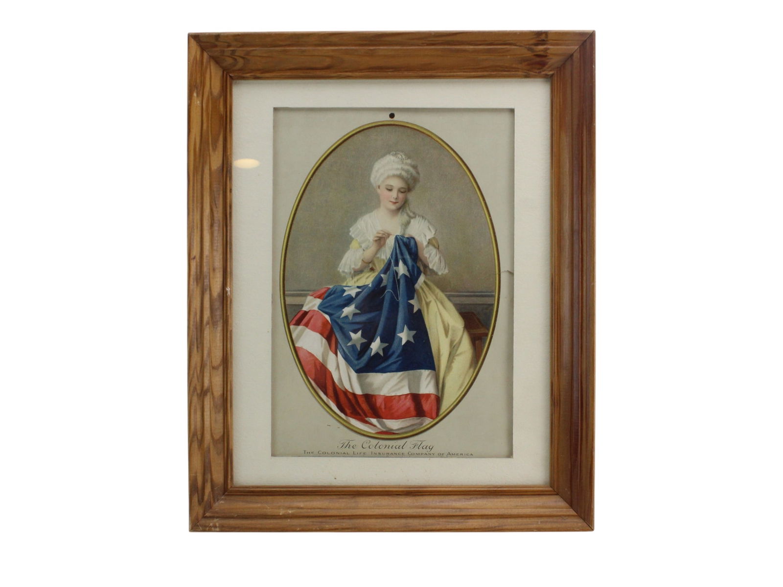 1908 Advertisement Print  of The Colonial Flag (1 of 7)