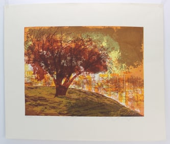 Howard Bradford, City Edge, Signed Serigraph