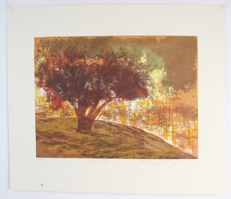 Howard Bradford, City Edge, Signed Serigraph